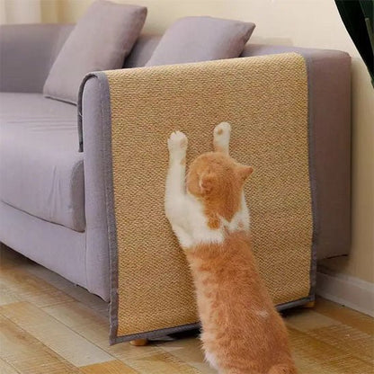 Protection canapé chat en bambou vue d'ensemble