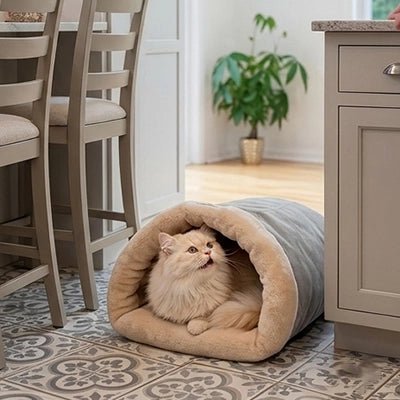Sac de Couchage Chat | Chaud et Semi-Fermé - Le Bonheur du Chat