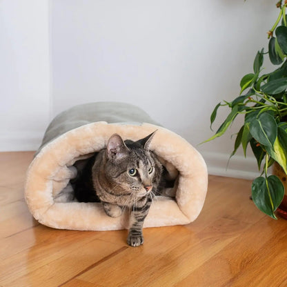 Sac de Couchage Chat | Chaud et Semi-Fermé - Le Bonheur du Chat