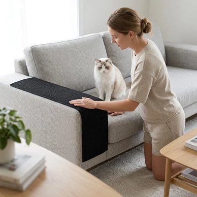 Tapis Anti-Griffes Chat | Adhésif et Découpable - Le Bonheur du Chat