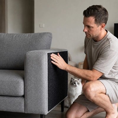 Tapis Anti-Griffes Chat | Adhésif et Découpable - Le Bonheur du Chat