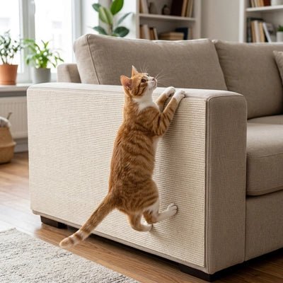 Tapis Anti-Griffes Chat | Adhésif et Découpable - Le Bonheur du Chat