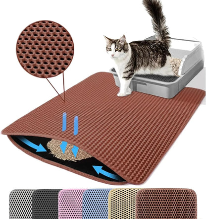 Tapis litière pour chat – Tapis récupérateur de litière - Le Bonheur du Chat