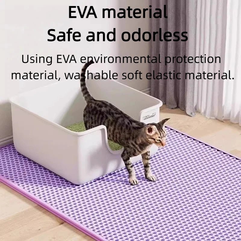 Tapis litière pour chat – Tapis récupérateur de litière - Le Bonheur du Chat