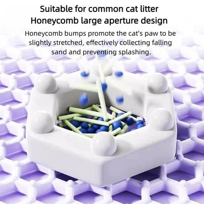 Tapis litière pour chat – Tapis récupérateur de litière - Le Bonheur du Chat